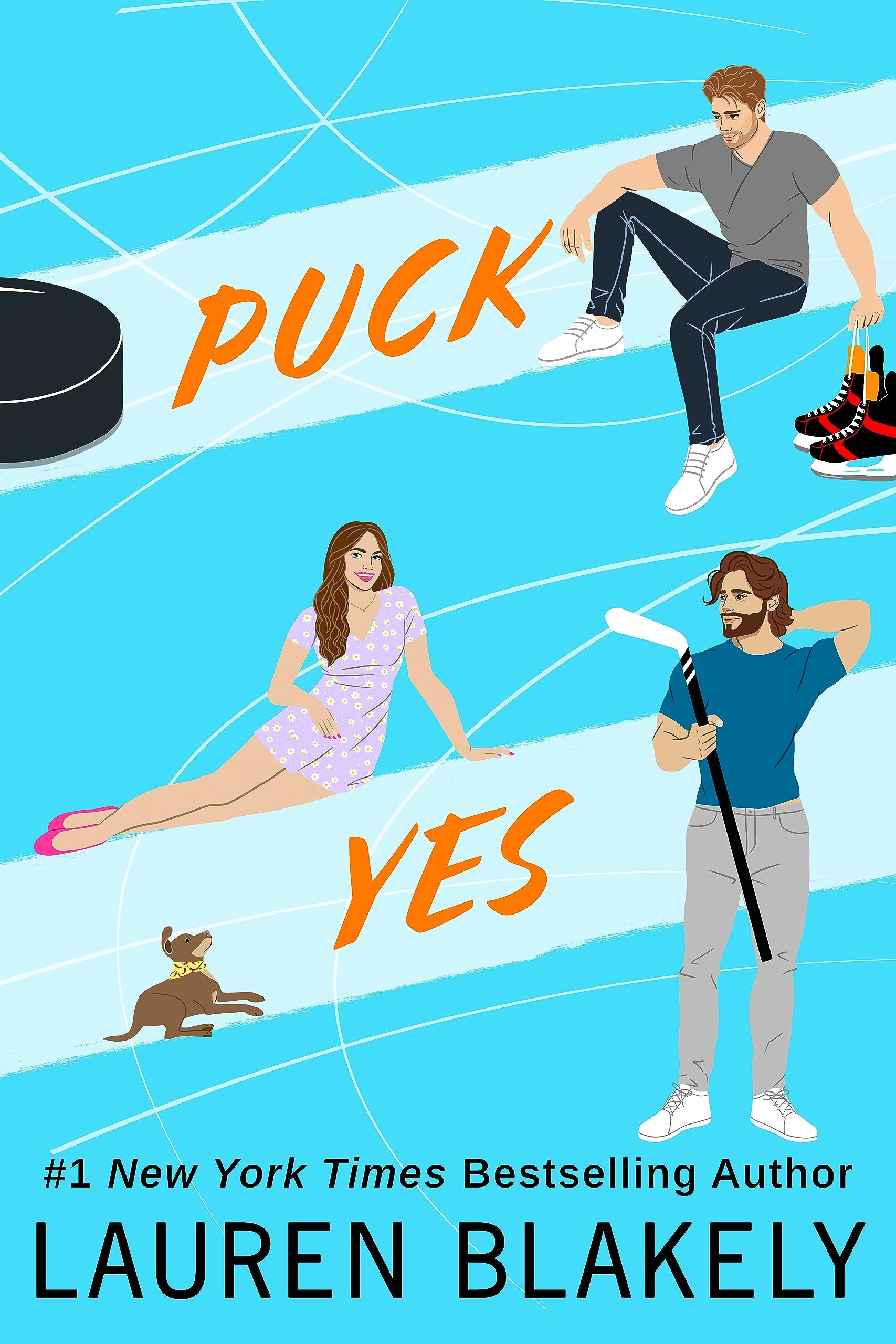 Puck Yes: A Fake Marriage Hockey Romance (My Hockey Romance Book 2) Cover